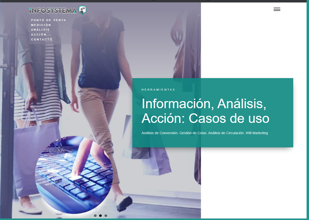 Sitio web de Info Systema