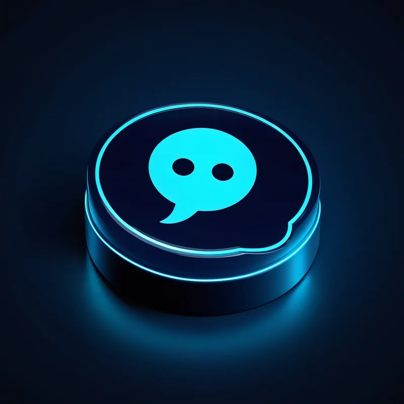 Ilustración 3D de notificaciones de WhatsApp